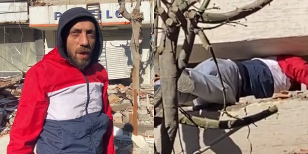 Hatay’da enkaz altındaki annesini arayan Ahmet’in görüntüleri yürekleri dağladı...