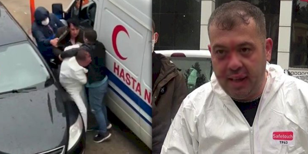 Hastaya yetişmeye çalışan ambulans sürücüsü hastanelik oldu