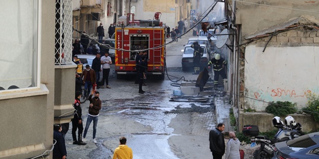 Hatay'da korkutan yangın