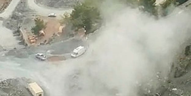 Hatay'da operasyona giden askeri araç devrildi