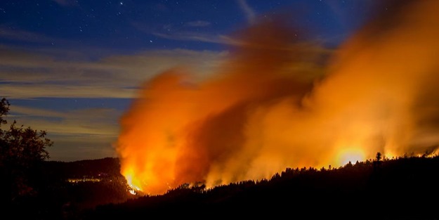Hatay’da orman yangını, evler boşaltılıyor