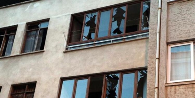 Hatay'da patlama sonrası dikkat çeken görüntü