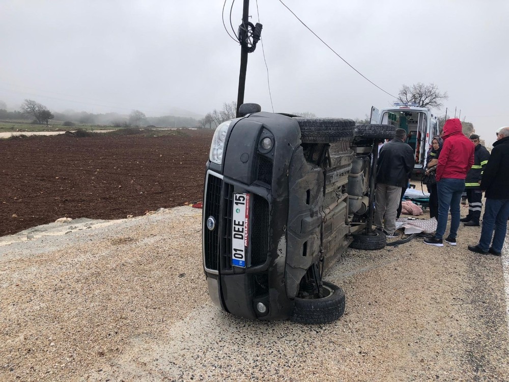 Hatay’da sis nedeniyle kaza: 2 yaralı 