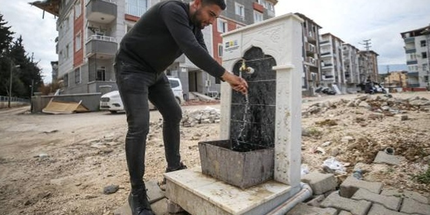 Hatay'da su temini için 459 çeşme yapıldı