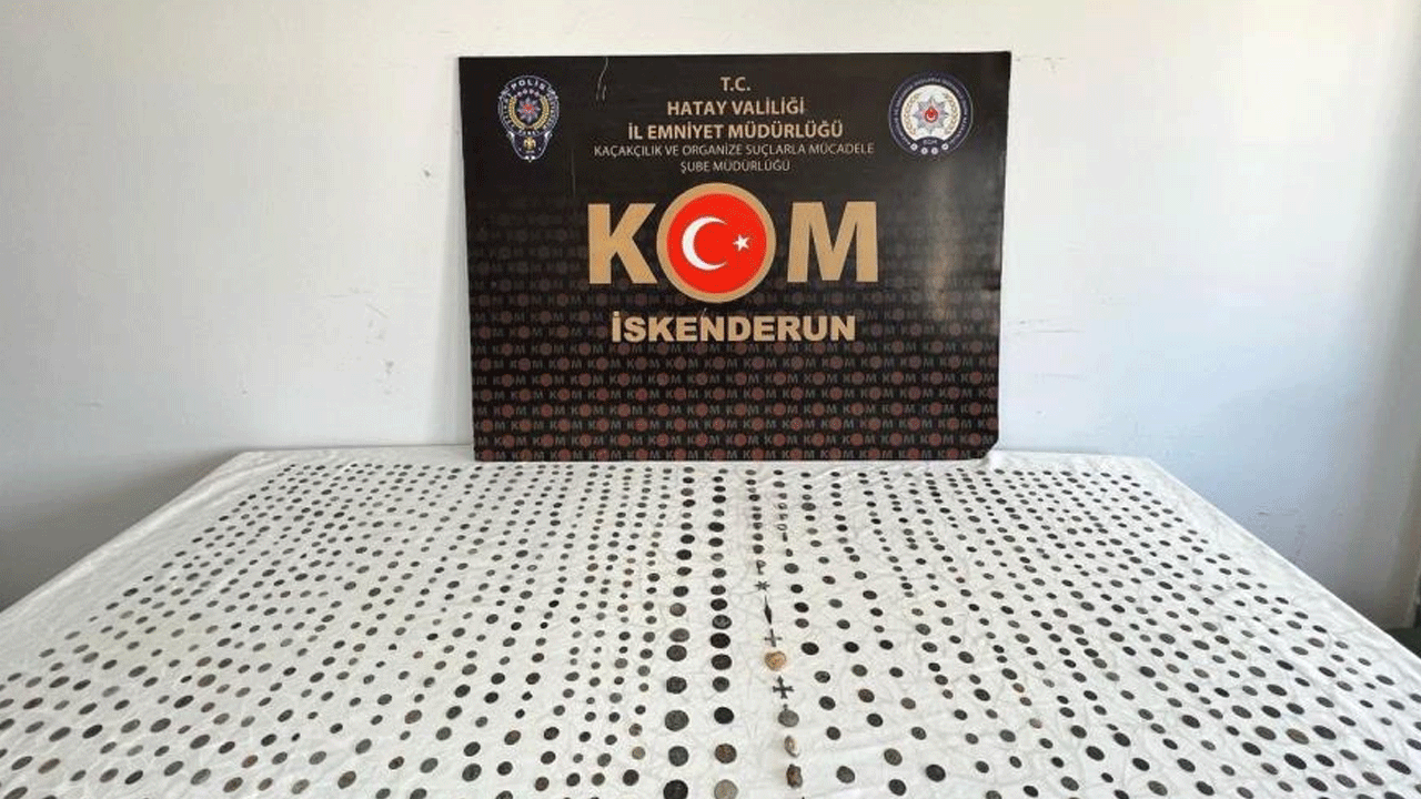 Hatay'da tarihi eserler ele geçirildi