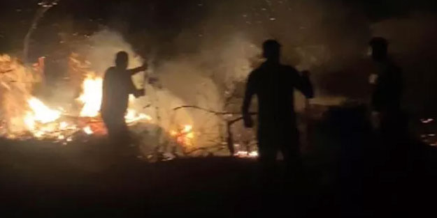 Hatay’da tarım arazisinde çıkan yangın söndürüldü