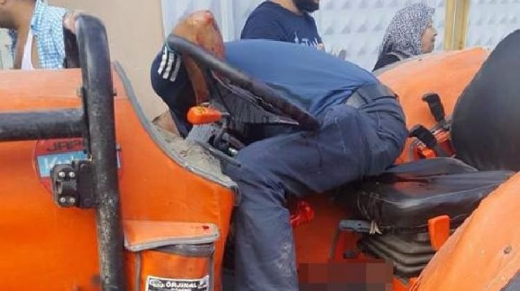 Hatay'da traktör sürücüsünü taradılar!