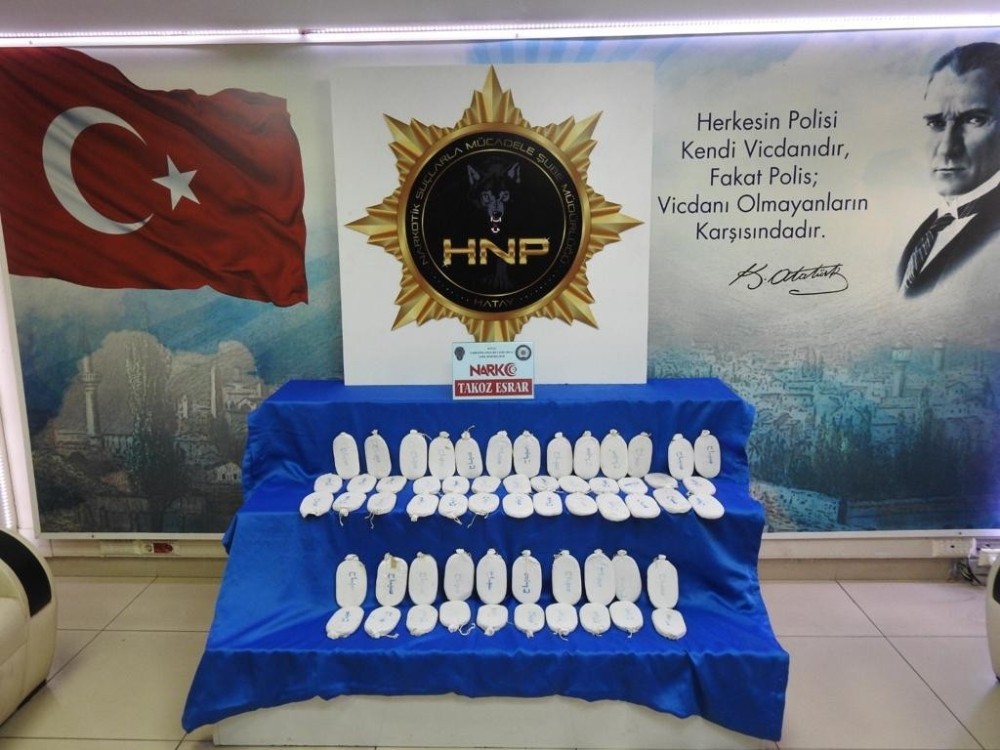Hatay’da uyuşturucu operasyonu: 1 tutuklama 