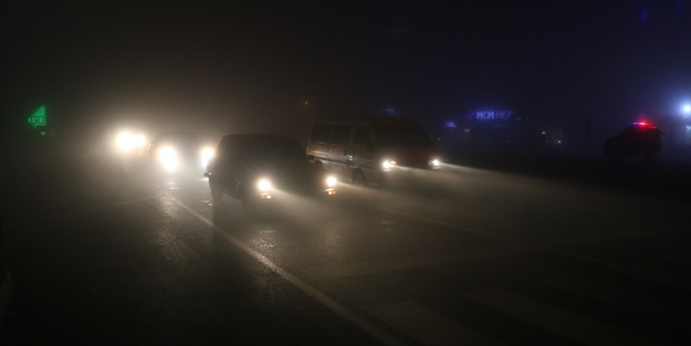 Hatay'da yoğun sis