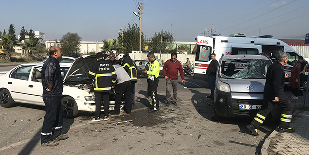 Hatay'da zincirleme kaza!