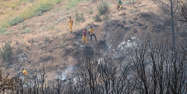 Hatay'daki yangın söndürüldü