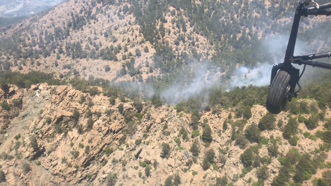 Hatay’daki yangına 5 dakikada müdahale