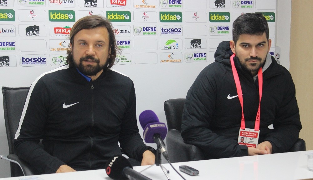 Hatayspor - Adana Demirspor maçının ardından 