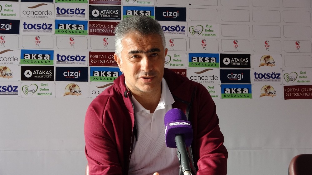 Hatayspor - BB Erzurumspor maçının ardından 