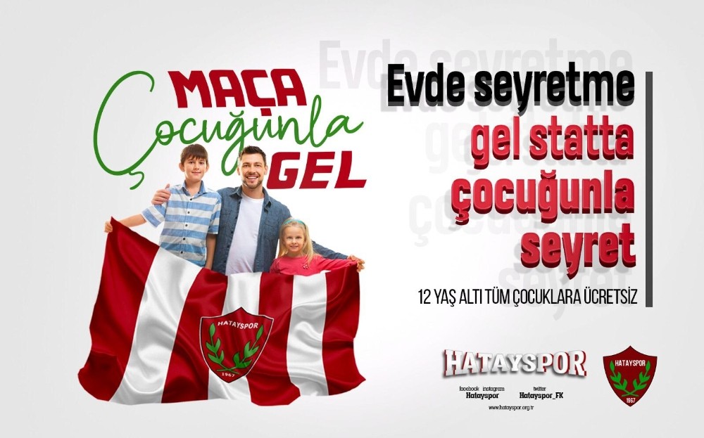 Hatayspor’dan çocuklara 23 Nisan jesti 