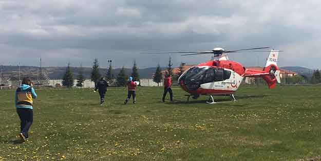 Hava ambulansı 9 aylık bebek için havalandı