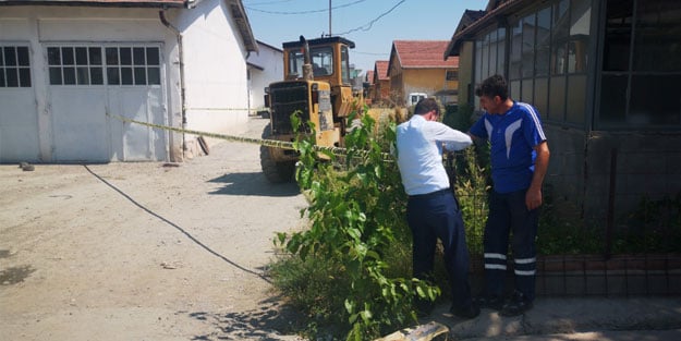 Hava bastığı lastik patladı, hayatını kaybetti