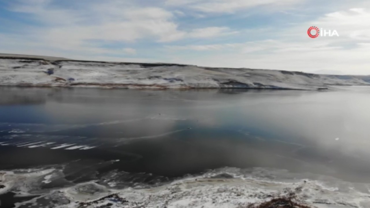 Hava eksi 18’i gördü! Burası Antartika değil Kars