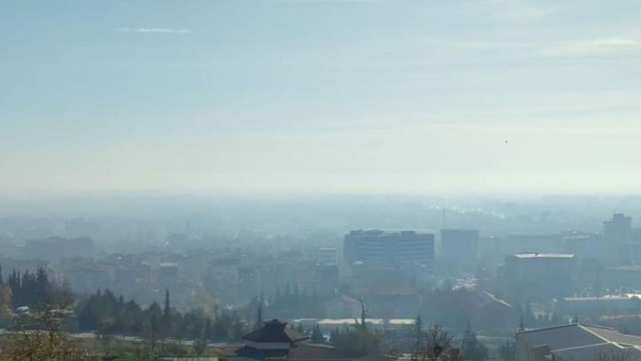 Hava kirliliği böyle görüntülendi