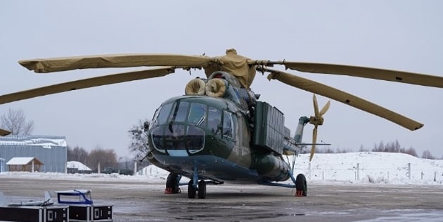Ukrayna'da özgün saldırı ve elektronik harp helikopteri hizmete sunuldu