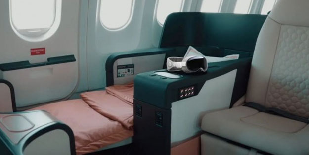 Hava yolu şirketi uçuşta Apple Vision Pro veriyor