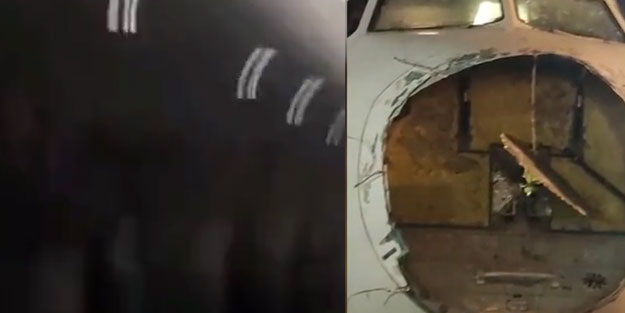 Havada büyük korku ve panik