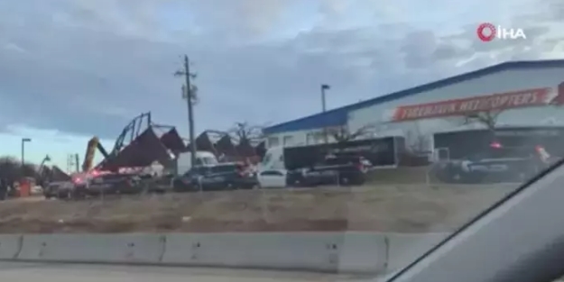 Havalimanında hangar çöktü: 3 ölü