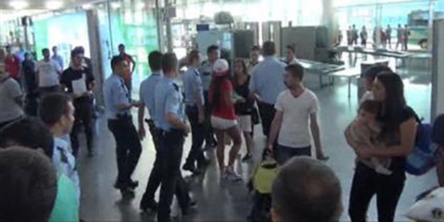 Havalimanını birbirine kattılar