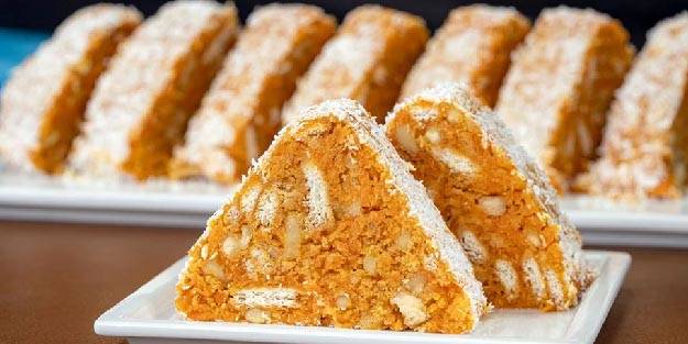 Havuçlu mozaik pasta nasıl yapılır?