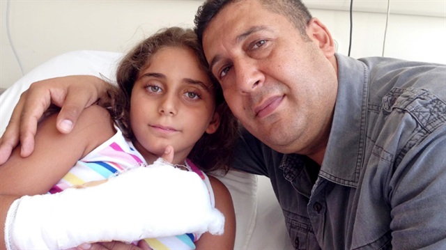 Havuzda parmağı koptu