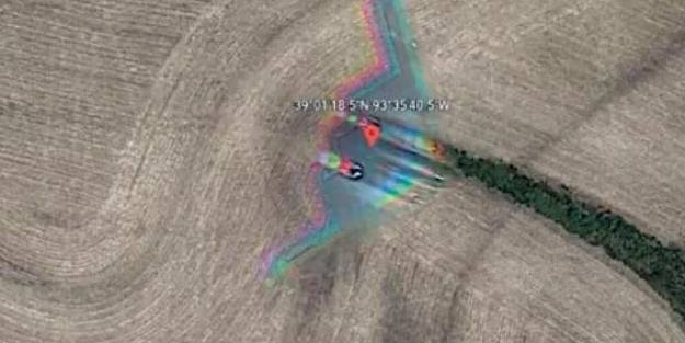 ‘Hayalet Uçak’ Google Earth’e yakalandı