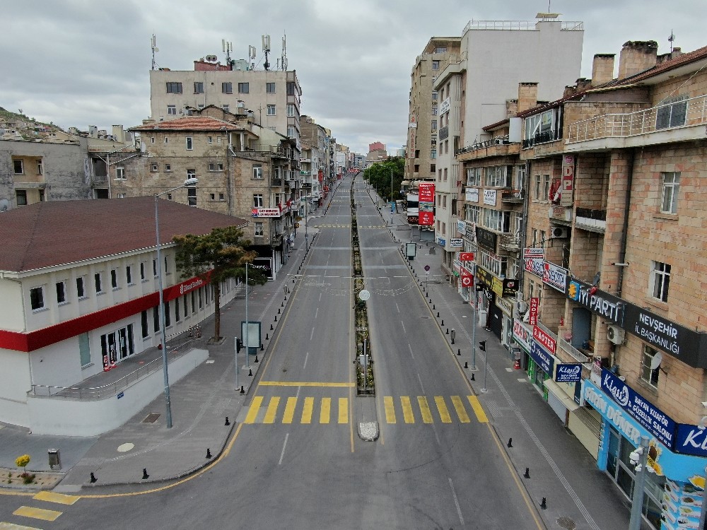 Hayalet şehir Nevşehir havadan görüntülendi 