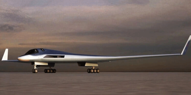 Hayalet uçak dünyaya ilk kez gösterildi