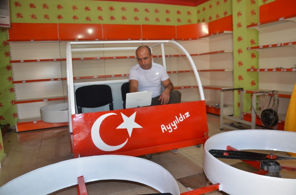 Hayali olan uçan arabayı 15 bin liraya yaptı 