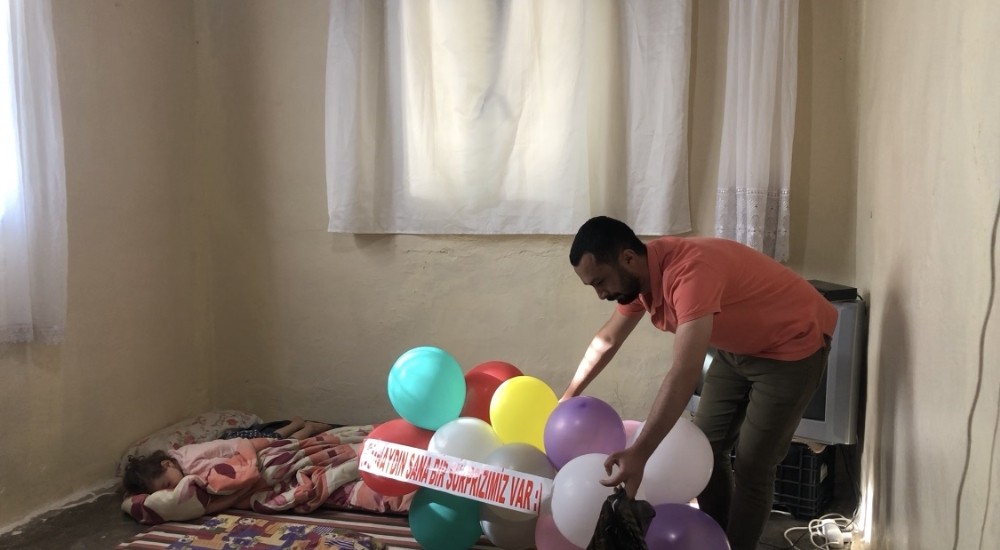 Hayalini kurduğu tablete Ramazan öğretmen sayesinde kavuştu 