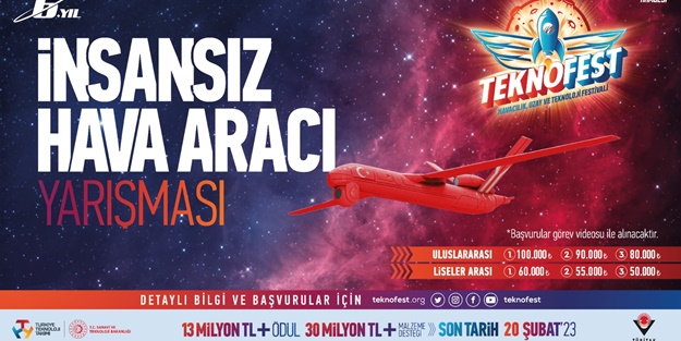 Hayalleri bulutları aşan genç mucitlere müjde! TEKNOFEST İnsansız Hava Araçları Yarışması’na başvurular yeniden açıldı