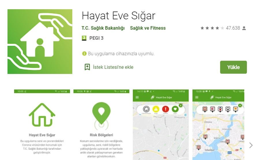 'Hayat Eve Sığar' uygulaması nedir nasıl indirilir nasıl kullanılır?