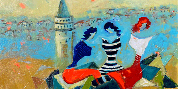 Hayatın renkleri temalı resim sergisi