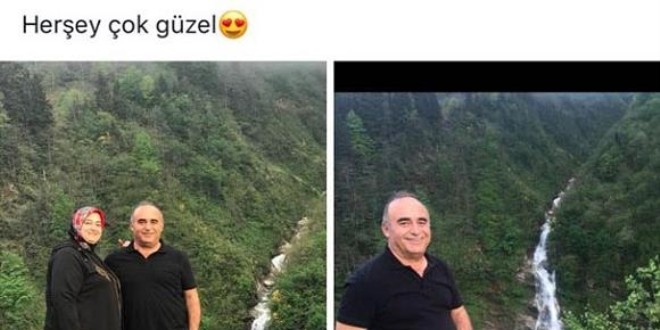 Hayattaki son fotoğrafı oldu