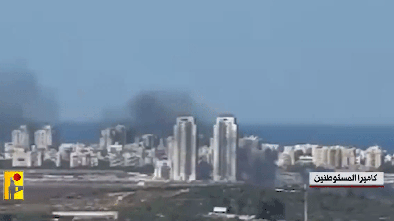 Hayfa’da İsrail askerlerinin başına gelenler! Hizbullah saldırılarını görüntüledi