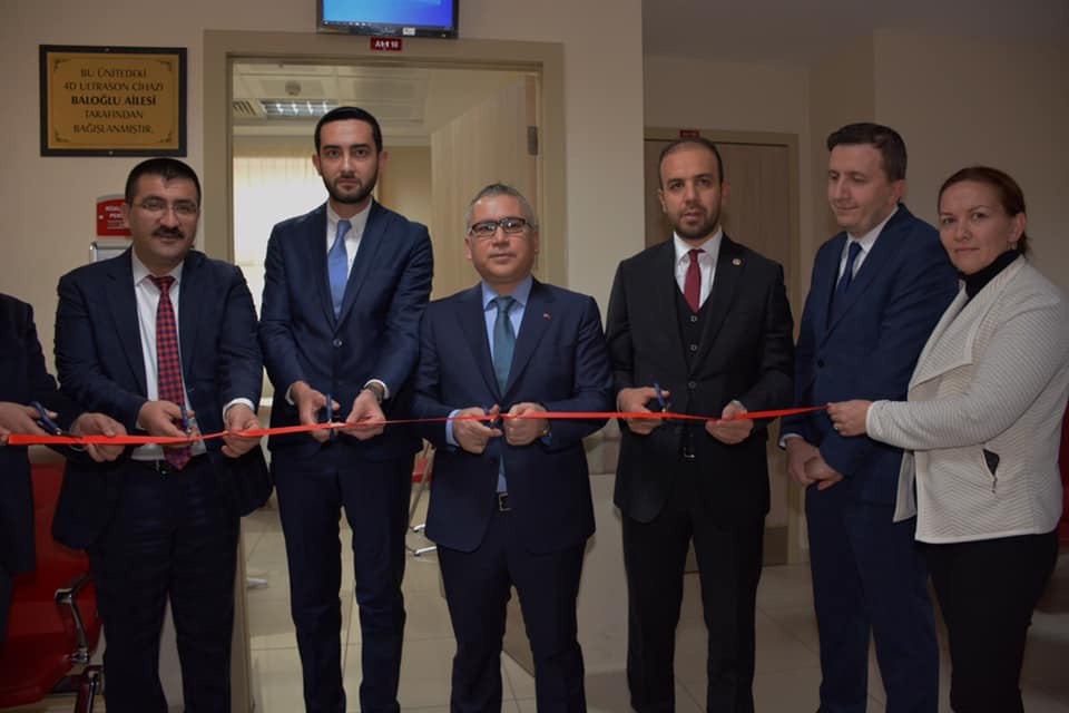 Hayırsever, hastaneye ultrason cihazı bağışladı 