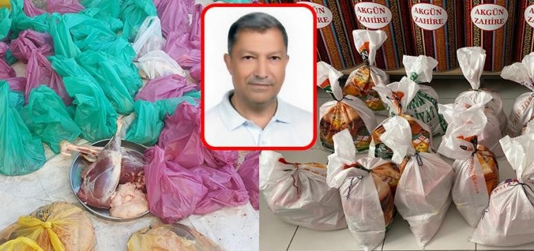 Hayırsever iş adamı Emre’den 200 aileye gıda yardımı
