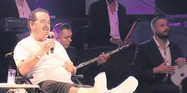 Hayret ki ne hayret! Ayağı kırılan Tatlıses, değere bindi