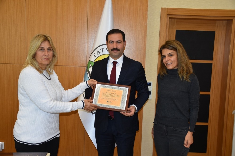 HAYTAP’tan Başkan Geylani’ye teşekkür belgesi 