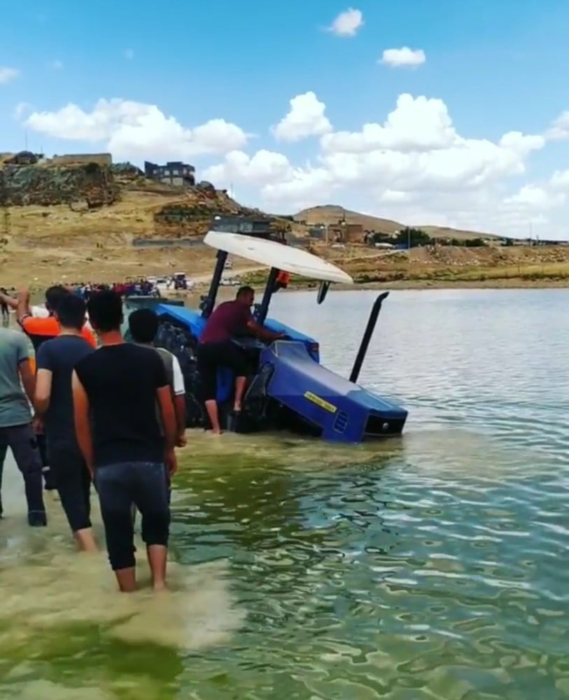 Hayvanlarına su götürmek istedi, baraja uçtu 