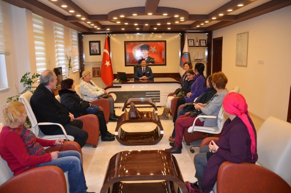 Hayvanseverlerden Kaymakam Yalçın’a ziyaret 