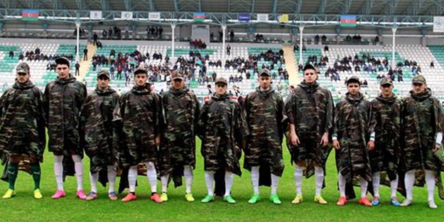 O takım, Azerbaycan şehitlerini unutmadı