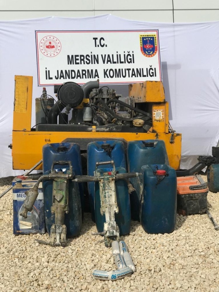 Hazine arazilerini tarım alanına dönüştürmeye çalışırken yakalandılar 