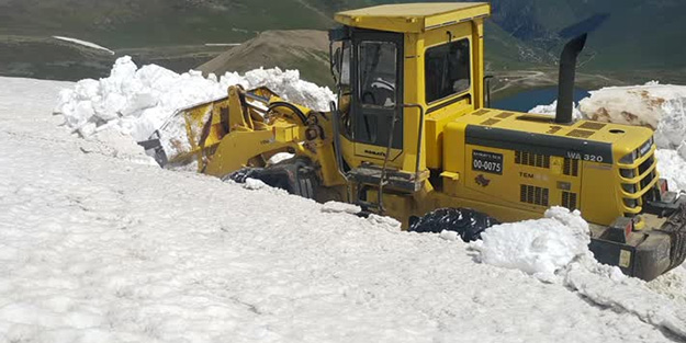 Haziran ayında 'karla mücadele' devam ediyor!