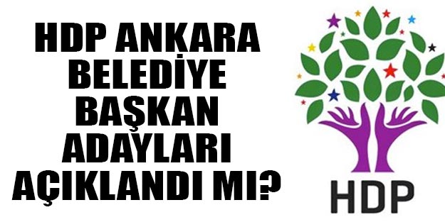 HDP Ankara belediye başkan adayları 2019